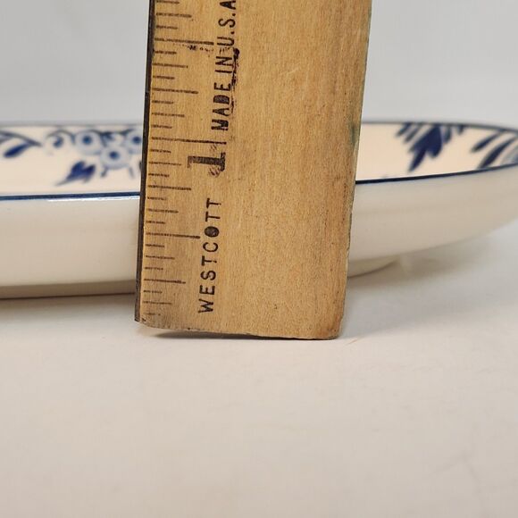 Delft Blue Mini Ceramic Creamer, Covered Sugar Bowl w/Tray Hand Painted 3 Pc Set - Picture 11 of 16